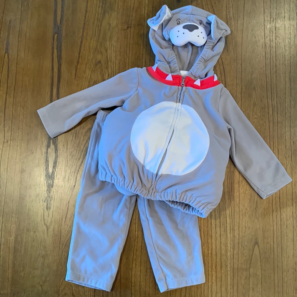 Bulldog Halloween Costume Dress Up Outfit 18 Month